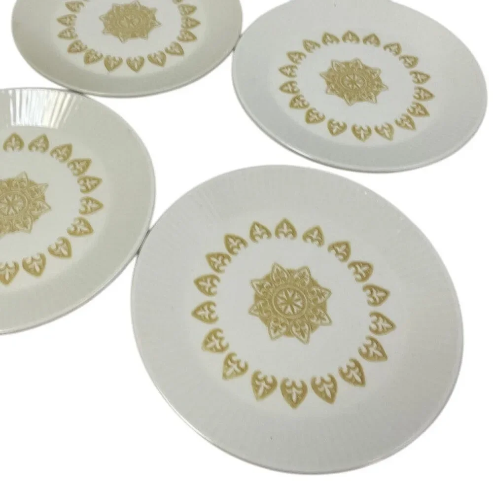 Set of 4 Vintage 1960s Gold Sheffield Serenade 6.5